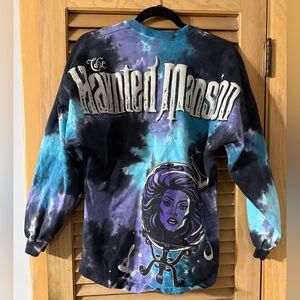 Disney The Haunted Mansion Tie- Dye Spirit Jersey Madame Leota XS Glow in Dark